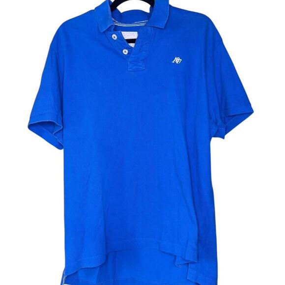 Mens Blue Aeropostale Polo Collared Preppy T-Shirt - Picture 1 of 5